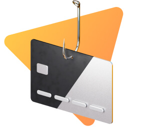 Пластиковая карта на крючке
